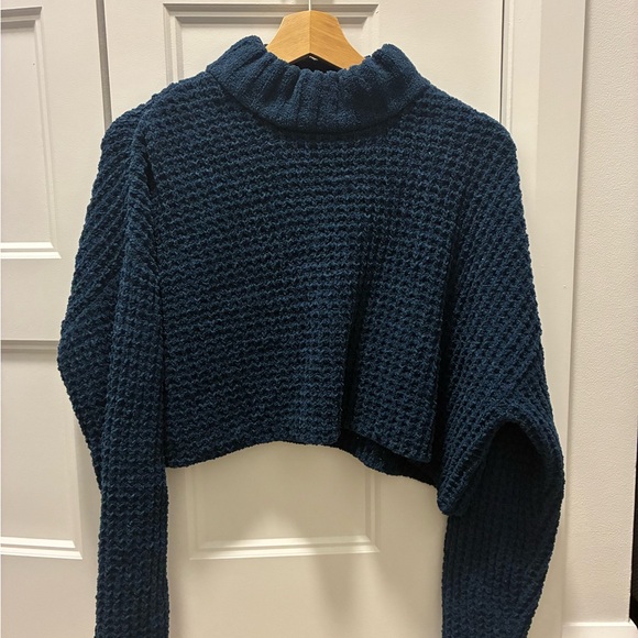 Ardene Blue Cable Knit Sweater - Picture 1 of 2